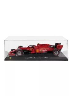  Edicola - FERRARI F1 SF90 TEAM SCUDERIA FERRARI MISSION WINNOW N 16 SEASON 2019 CHARLES LECLERC - CON VETRINA - WITH SHOWCASE RED BLACK