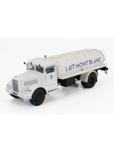   Edicola - BERLIET GDR 7W TANKER TRUCK TRASPORTO LATTE LAIT MONT BLANC 2-ASSI 1948 WHITE