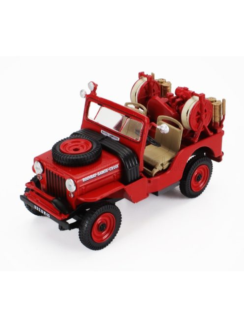 Edicola - JEEP HOTCHKISS ROUVRAY SAINTE CROIX FIRE ENGINE 1945 RED