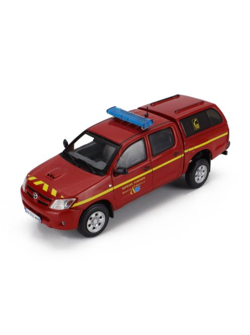 Edicola - TOYOTA HILUX PICK-UP CLOSED MEURTHE & MOSELLE FIRE ENGINE 2014 RED YELLOW
