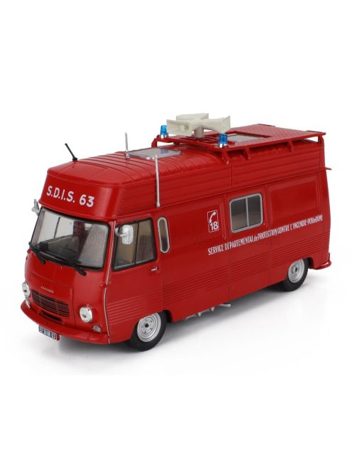 Edicola - PEUGEOT J7 VAN FIRE ENGINE SERVICE DEPARTEMENTAL DE PROTECTION CONTRE L'INCENDIE PUY DE DOME 1969 RED