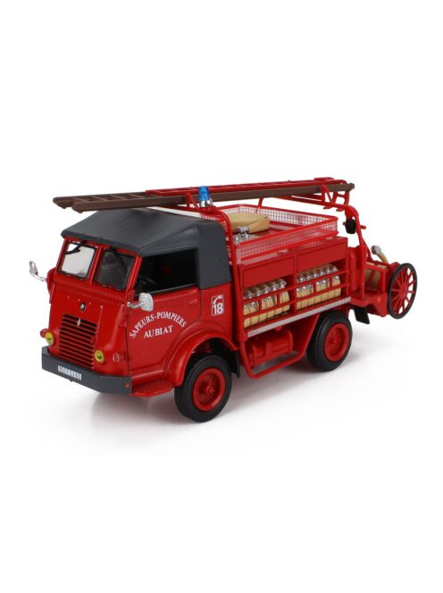 Edicola - RENAULT GALION TANKER TRUCK FIRE ENGINE AUBIAT 1961 RED GREY