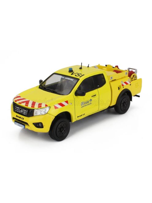 Edicola - NISSAN BAROUD 3.5L PICK-UP VPF FIRE ENGINE FORESTIER BOUCHES DU RHONE 2015 YELLOW