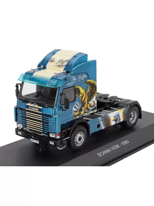 Edicola - SCANIA 143M TRACTOR TRUCK 2-ASSI 1990 - THE GRIFFIN BLUE BLACK