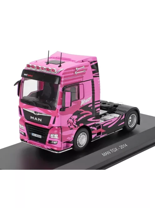 Edicola - MAN TGX TRACTOR TRUCK 2-ASSI 2014 - WOMAN PINK BLACK