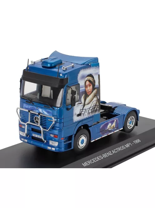 Edicola - MERCEDES BENZ ACTROS 1851 MP1 TRACTOR TRUCK 2-ASSI 1998 - ESKIMO ARCTIC AIRBRUSH BLUE