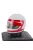 Edicola - HELMET F1 CASCO HELMET CLAY REGAZZONI TEAM SCUDERIA FERRARI SEFAC 312B2 SEASON 1971 WHITE RED