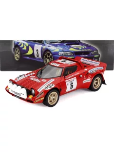   Edicola - LANCIA STRATOS HF CHARDONNET N 6 WINNER RALLY TOUR DE CORSE 1975 B.DARNICHE - A.MAHE RED