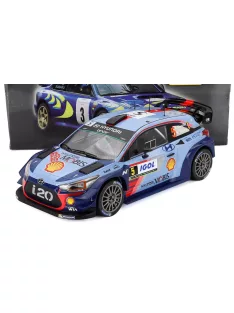  Edicola - HYUNDAI i20 WRC COUPE N 5 WINNER RALLY TOUR DE CORSE 2017 T.NEUVILLE - N.GILSOUL 2 TONE BLUE
