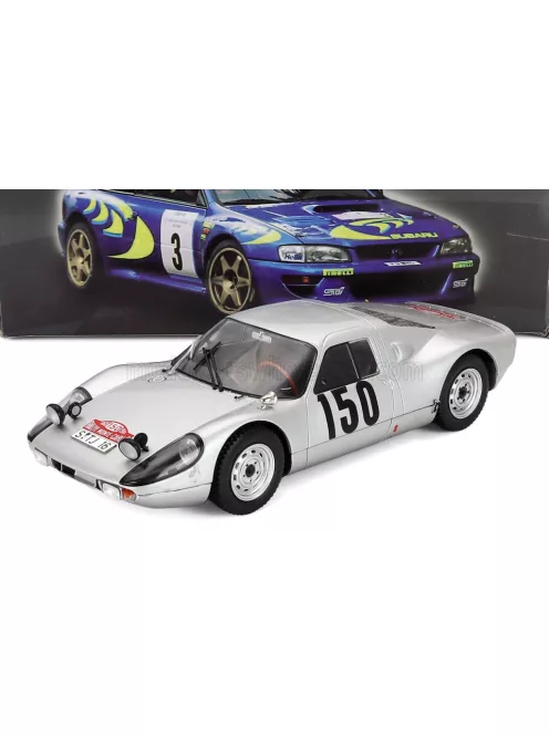 Edicola - PORSCHE 904 CARRERA GTS ch.904-006 N 150 2nd RALLY MONTECARLO 1965 EUGEN BOEHRINGER - ROLF WUTHERICH SILVER