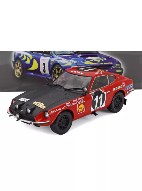 Edicola - NISSAN DATSUN 240Z N 11 WINNER RALLY SAFARI 1971 E.HERRMANN - H.SCHULLER RED MATT BLACK