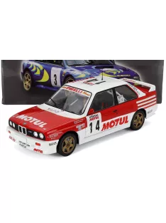   Edicola - BMW 3-SERIES M3 (E30) N 14 RALLY TOUR DE CORSE 1989 FRANCOIS CHATRIOT - MICHEL PERIN WHITE RED