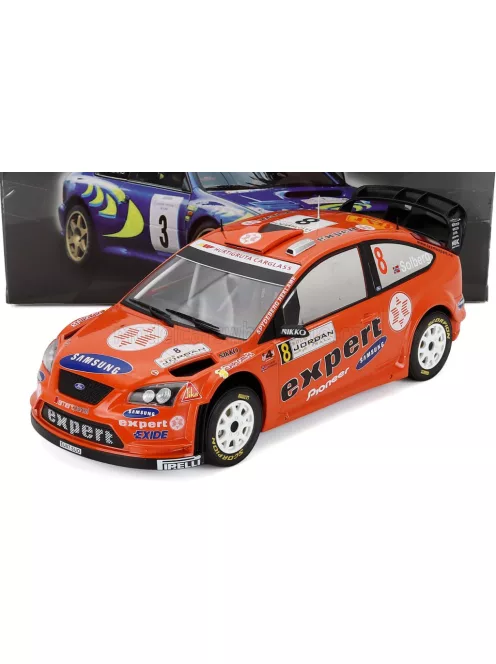 Edicola - FORD ENGLAND FOCUS RS WRC07 EXPERT N 14 RALLY JORDAN 2008 HENNING SOLBERG - CATO MENKERUD ORANGE