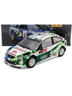   Edicola - FORD ENGLAND FOCUS RS 07 WRC STOBART N 7 RALLY SARDINIA ITALY 2008 GIANLUIGI GALLI - GIOVANNI BERNACCHINI WHITE GREEN