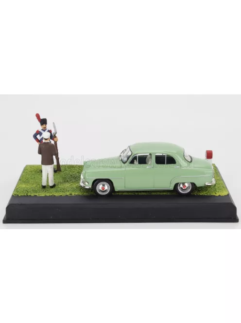 Edicola - SIMCA P60 1961 - LE GROGNARD - WITH FIGURES LIGHT GREEN
