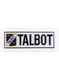 Edicola - Accessories 3D Metal Plate - Talbot White Black