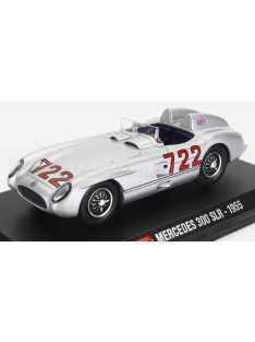   Edicola - MERCEDES BENZ 300 SLR SPIDER N 722 WINNER MILLE MIGLIA 1955 STIRLING MOSS - DENIS JENKINSON SILVER