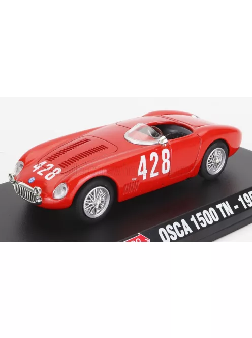 Edicola - OSCA 1500TN SPIDER N 428 WINNER CATEGORY MILLE MIGLIA 1956 CABIANCA RED