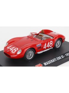 Edicola - MASERATI 200SI SPIDER N 448 MILLE MIGLIA 1957 RED