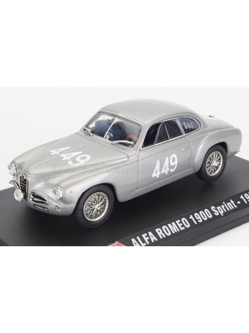 Edicola - ALFA ROMEO 1900 SPRINT N 449 MILLE MIGLIA 1952 SILVER