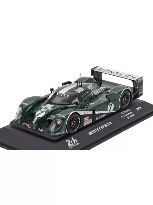 Edicola - BENTLEY SPEED 8 4.0L TURBO V8 TEAM BENTLEY N 7 WINNER 24h LE MANS 2003 TOM KRISTENSEN - RINALDO CAPELLO - GUY SMITH GREEN MET
