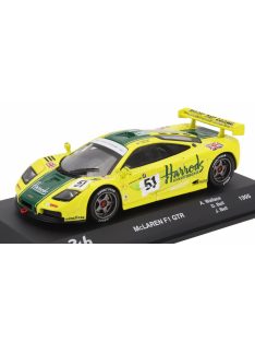   Edicola - McLAREN F-1 GTR BMW S70 6.1L V12 TEAM HARRODS MACH ONE RACING N 51 3rd 24h LE MANS 1995 ANDY WALLACE - DEREK BELL - JUSTIN BELL YELLOW GREEN