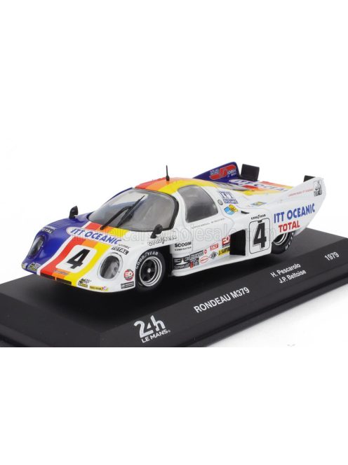 Edicola - RONDEAU M379 3.0L V8 TEAM J.RONDEAU N 4 24h LE MANS 1979 JEAN PIERRE BELTOISE - HENRI PESCAROLO WHITE RED BLUE