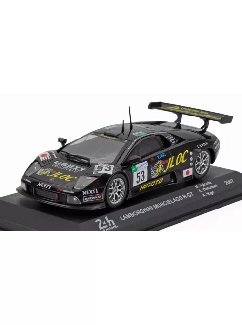 Edicola - LAMBORGHINI MURCIELAGO R-GT 6.0L V12 TEAM JLOC ISAO NORITAKE N 53 24h LE MANS 2007 KOJI YAMANISHI - ATSUSHI YOGO - MARCO APICELLA BLACK