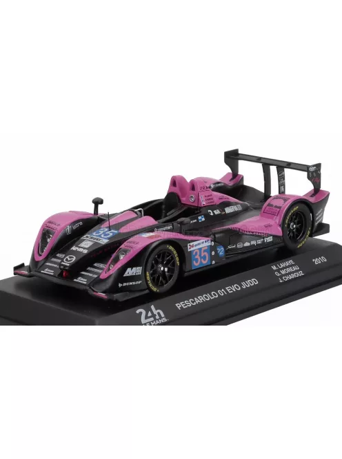 Edicola - JUDD PESCAROLO 01 EVO 3.4L V8 TEAM OAK RACING N 35 24h LE MANS 2010 MATTHIEU LAHAYE - GUILLAUME MOREAU - JAN CHAROUZ MATT BLACK PINK