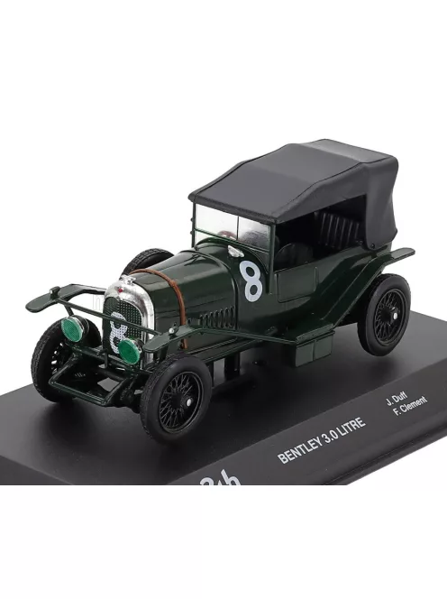 Edicola - BENTLEY 3-LITRE 3.0L TEAM BENTLEY MOTORS LIMITED N 8 WINNER 24h LE MANS 1924 JOHN DUFF - FRANK CLEMENT BRITISH RACING GREEN