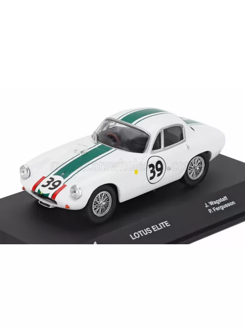 Edicola - LOTUS ELITE MK14 TEAM ELITE N 39 24h LE MANS 1963 PAT FERGUSON - JOHN WAGSTAFF WHITE BLACK