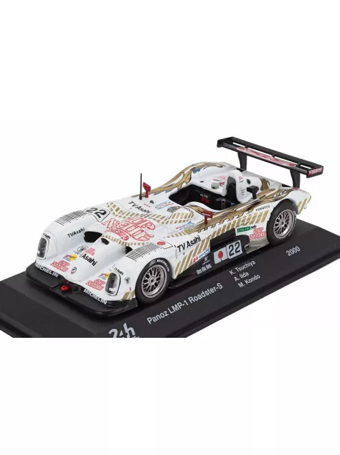 Edicola - PANOZ LMP900 6.0L V8 TEAM TV TVASAHI DRAGON N 22 24h LE MANS 2000 KEIICHI TSUCHIYA - AKIRA LIDA - MASAHIKO KONDO WHITE GOLD