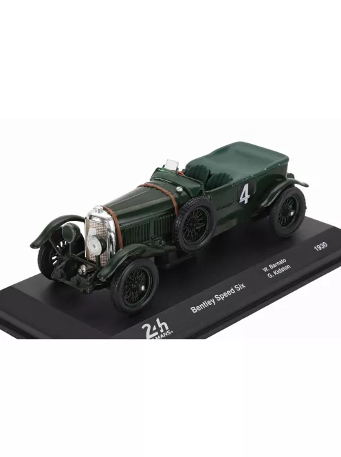 Edicola - BENTLEY SPEED SIX 6.6L TEAM BENTLEY MOTORS LTD N 4 WINNER 24h LE MANS 1930 WOOLF BARNATO - GLEN KIDSTON DARK GREEN