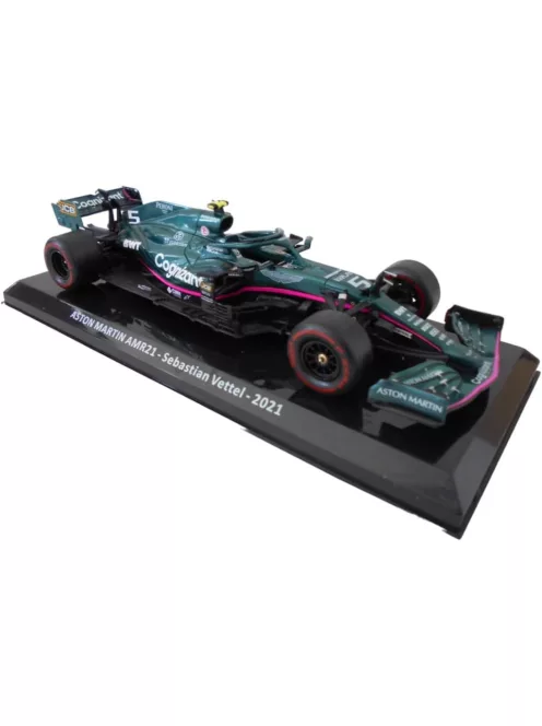 Edicola - Aston Martin AMR21 #5 Sebastian Vettel 2nd Azerbaijan GP (Baku) Formula 1 2021 (blister package)