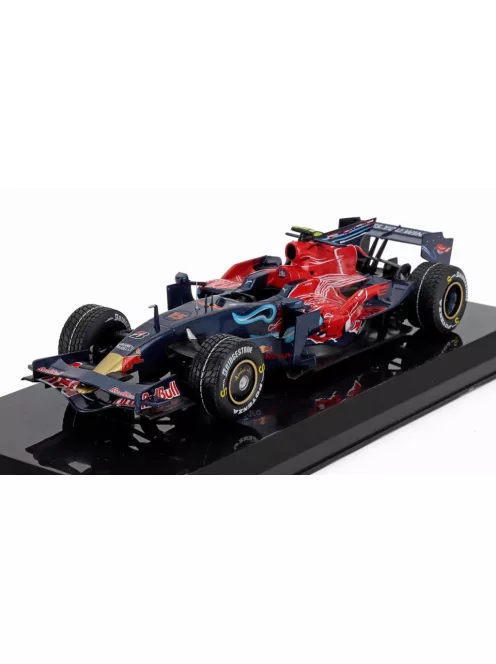 Edicola - TORO ROSSO F1 STR3 TORO ROSSO N 15 WINNER ITALY MONZA GP 2008 SEBASTIAN VETTEL - BLISTER BOX DARK BLUE RED