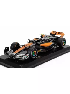   Edicola - McLAREN F1 MCL60 TEAM McLAREN N 4 2nd BRITISH GP 2023 LANDO NORRIS - BLISTER BOX ORANGE BLACK