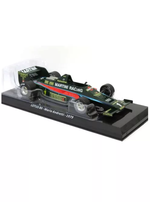 Edicola - 1:24 Lotus 80 Martini Racing Team Lotus #1 Mario Andretti  Formula 1 1979 - damaged blister pack - 