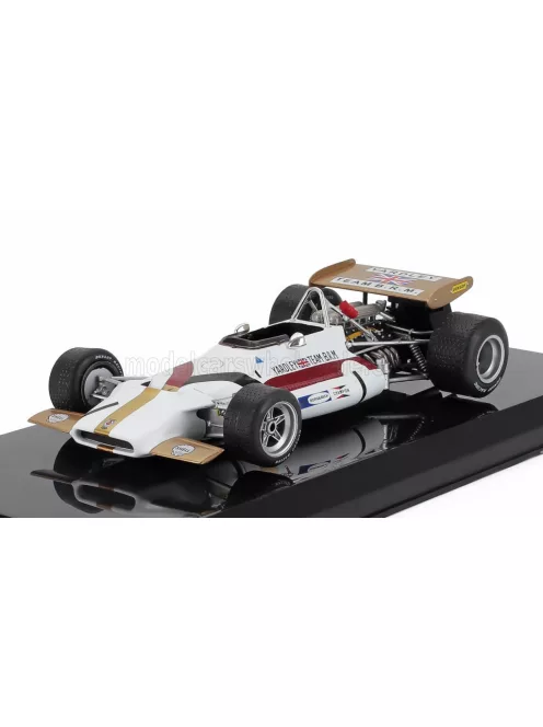 Edicola - BRM F1 P153 N 1 BELGIUM GP 1970 PEDRO RODRIGUEZ - BLISTER BOX WHITE GOLD