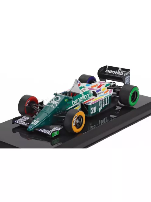 Edicola - BENETTON F1 BMW B186 BENETTON N 20 SEASON 1986 GERHARD BERGER - BLISTER BOX GREEN WHITE