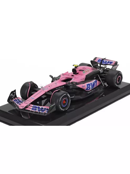 Edicola - ALPINE F1 A523 TEAM BWT ALPINE N 10 BAHRAIN GP 2023 PIERRE GASLY - BLISTER BOX PINK BLACK BLUE