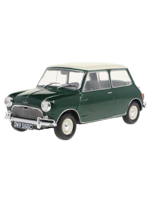 Edicola - AUSTIN MINI COOPER S 1965 - CON VETRINA - WITH SHOWCASE GREEN WHITE