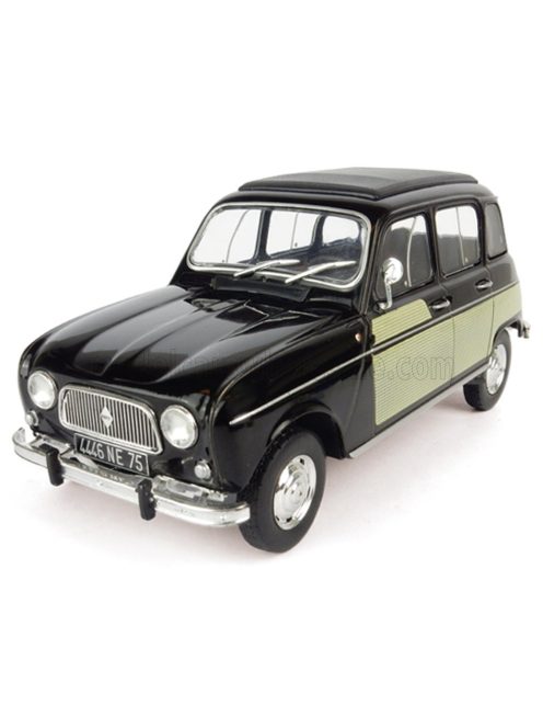 Edicola - RENAULT R4L PARISIENNE 1966 - CON VETRINA - WITH SHOWCASE BLACK GREEN