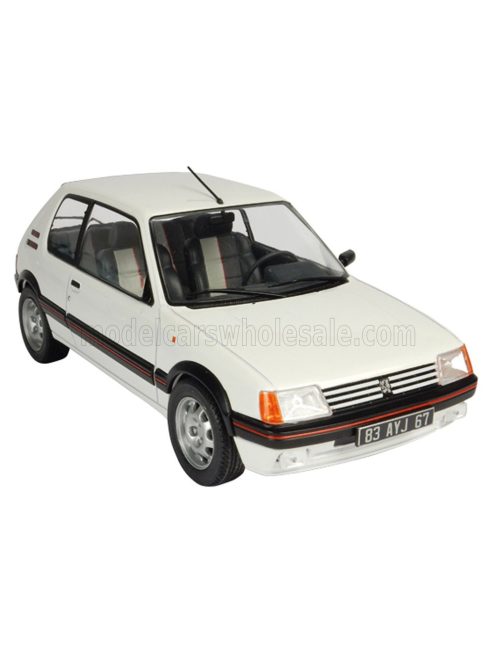 Edicola - PEUGEOT 205 1.9 GTi 1985 - CON VETRINA - WITH SHOWCASE WHITE
