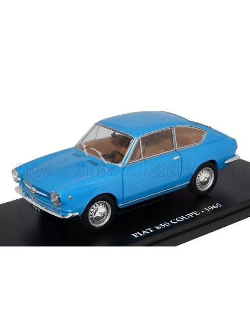 Edicola - FIAT 850 COUPE 1965 - CON VETRINA - WITH SHOWCASE LIGHT BLUE