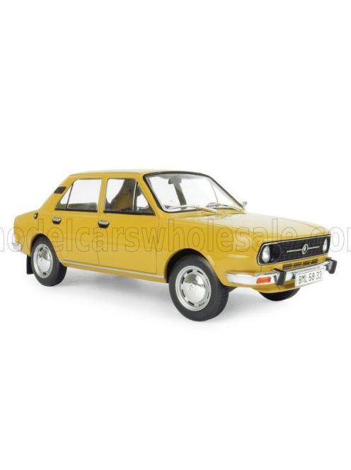 Edicola - SKODA 105L 1978 - CON VETRINA - WITH SHOWCASE YELLOW