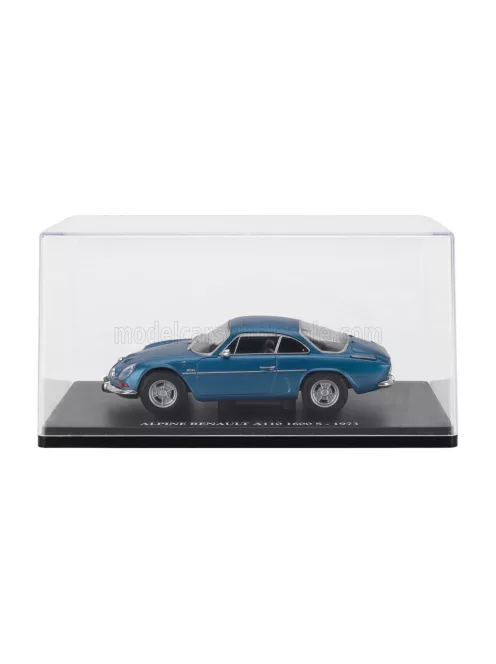 Edicola - RENAULT ALPINE A110 1600S COUPE 1973 - CON VETRINA - WITH SHOWCASE BLUE MET