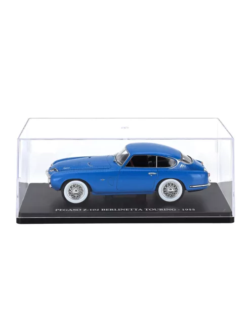 Edicola - PEGASO Z102 BERLINETTA TOURING 1955 - CON VETRINA - WITH SHOWCASE BLUE