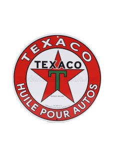 Edicola - ACCESSORIES METAL ROUND PLATE - TEXACO VARIOUS