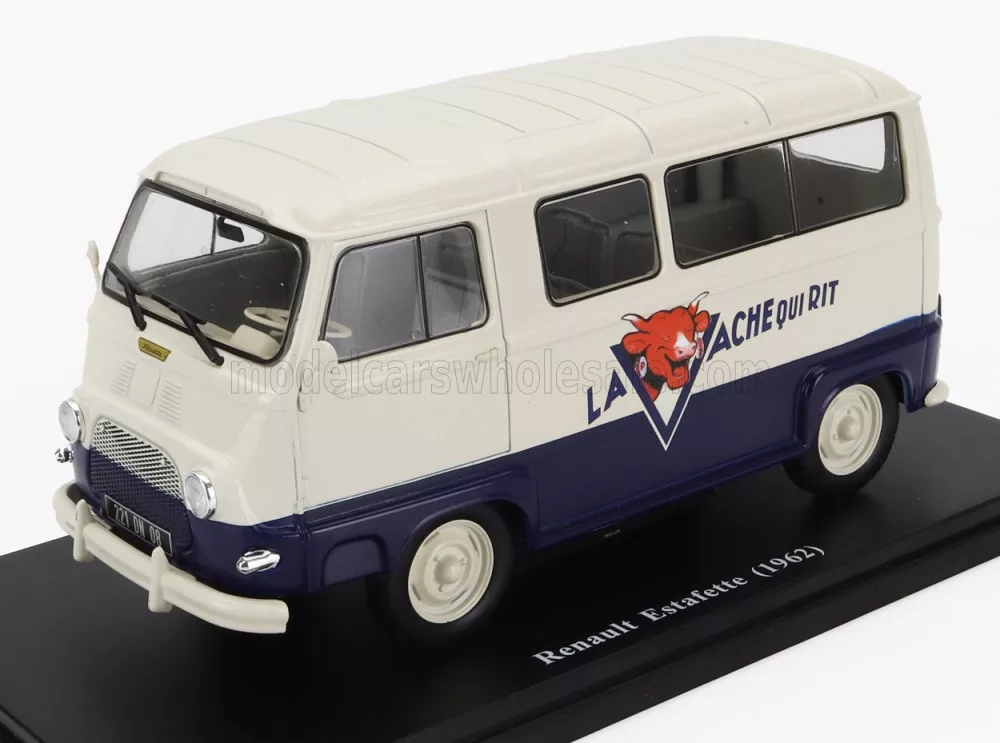 Renault Estafette 1962 La Vache Qui Rit, 1/24 Hachette, Miniature Métal Neuve