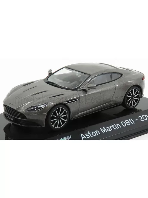 Edicola - ASTON MARTIN DB11 2016 - CON VETRINA - WITH SHOWCASE GREY MET